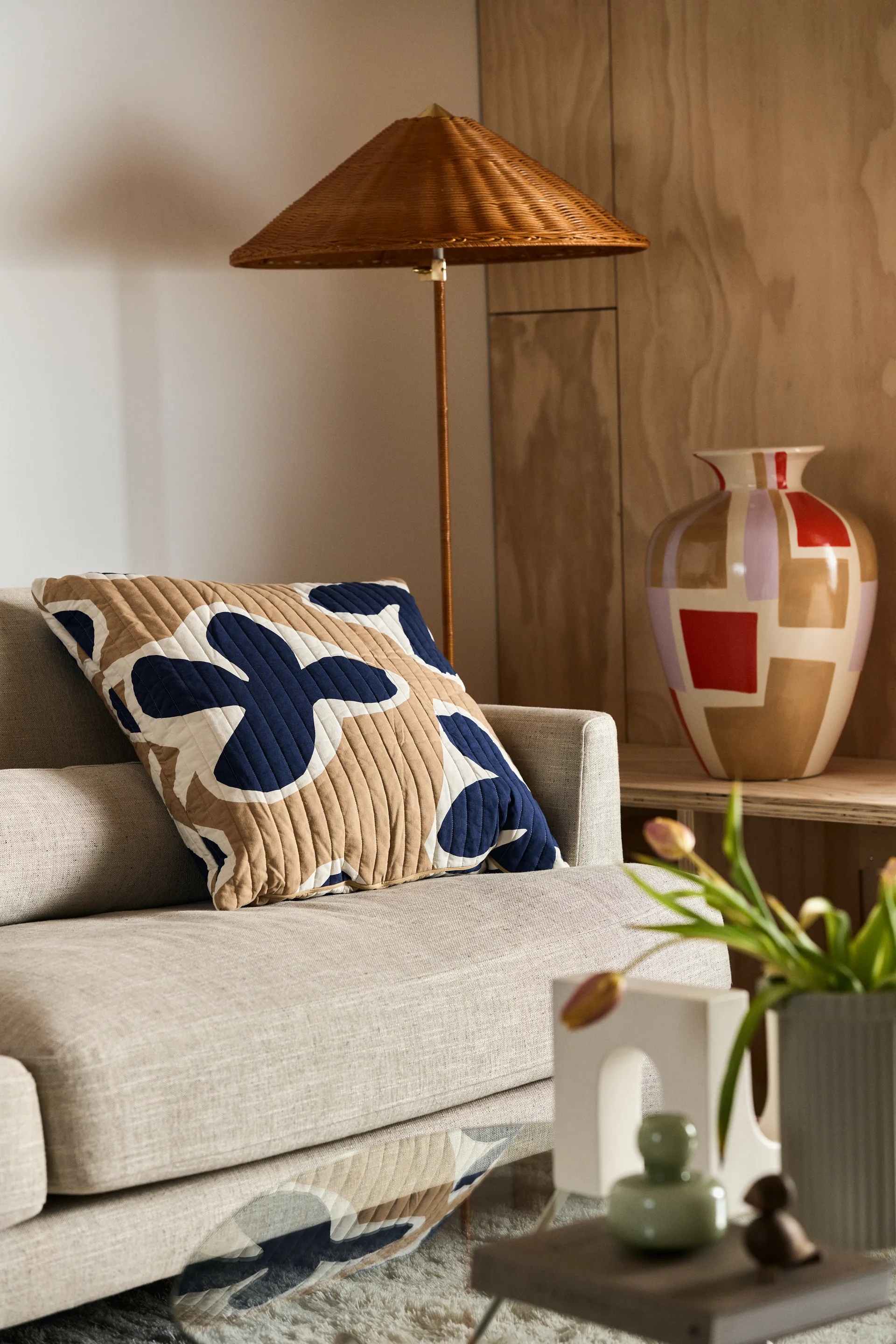 Sofa Bredhult, Bern 0341 beżowo-biały dąb olejowany 1898