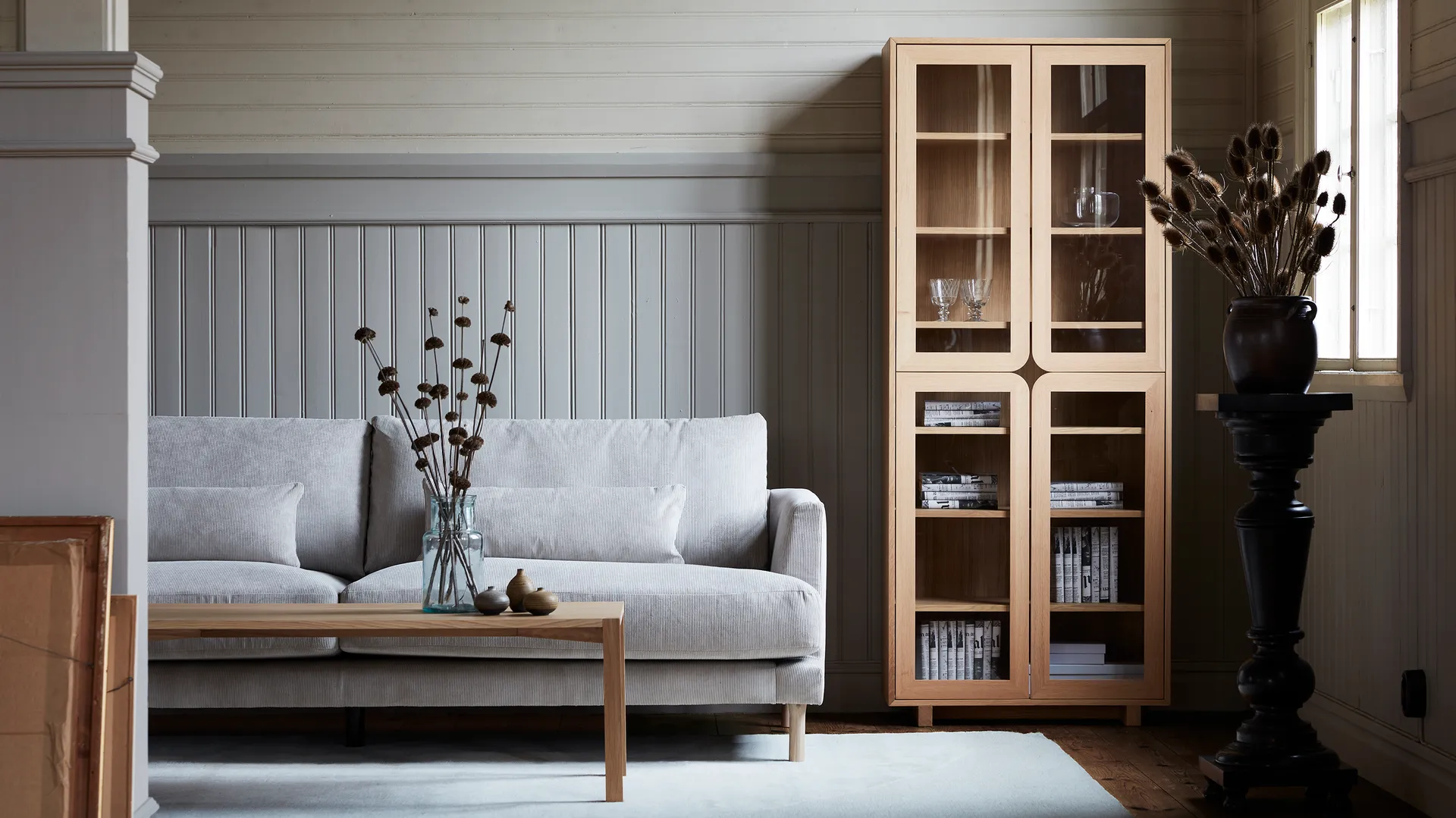 Sofa Bredhult, Bern 0341 beżowo-biały dąb olejowany 1898