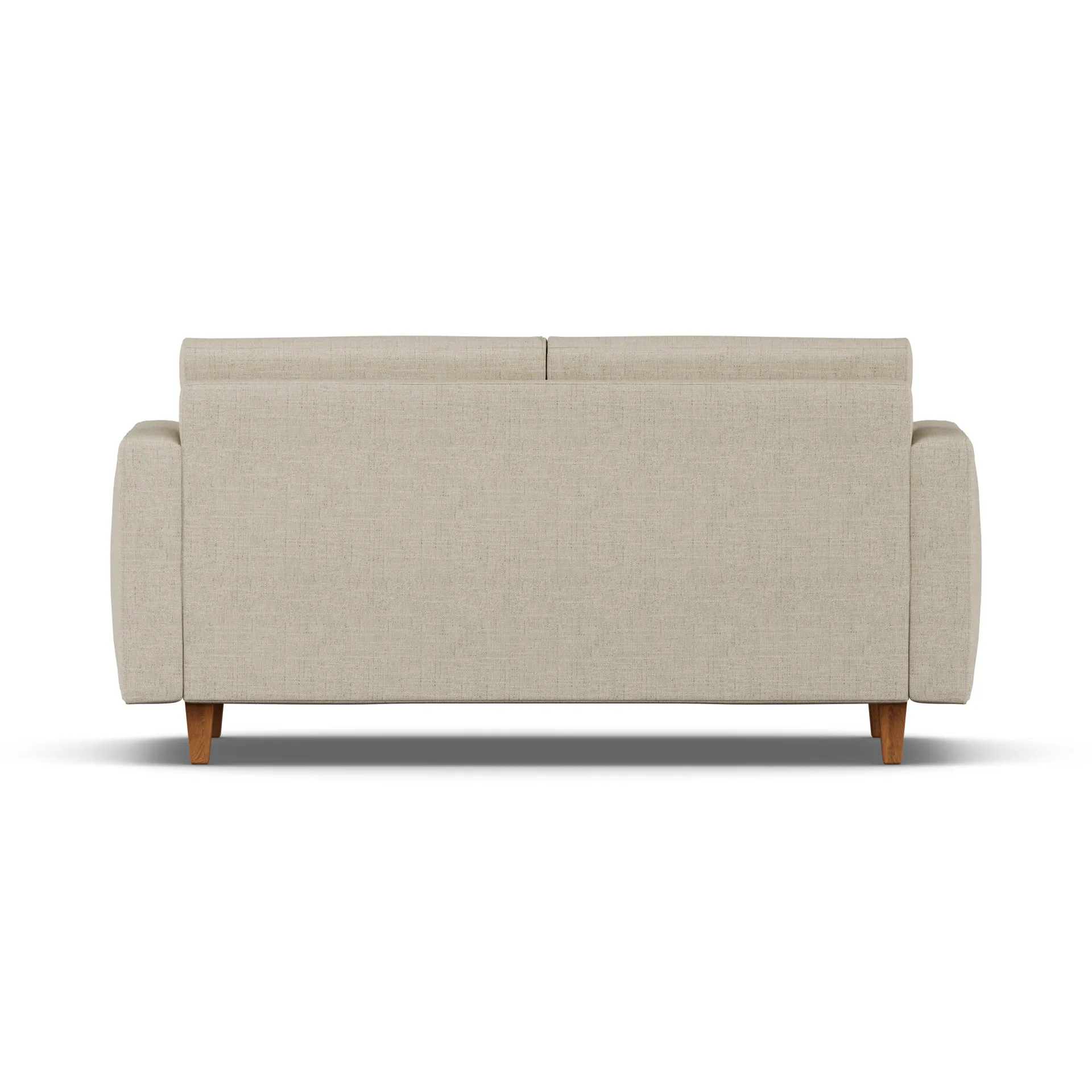 Sofa z funkcją spania Binga 2,5-osobowa, Bern Beige 0341-ciemno bejcowany jesion 1898