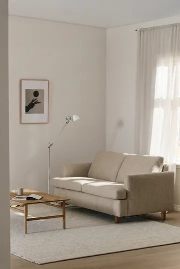 Sofa z funkcją spania Binga 2,5-osobowa - Bern Beige 0341-jesion bejcowany na kolor dębu - 1898