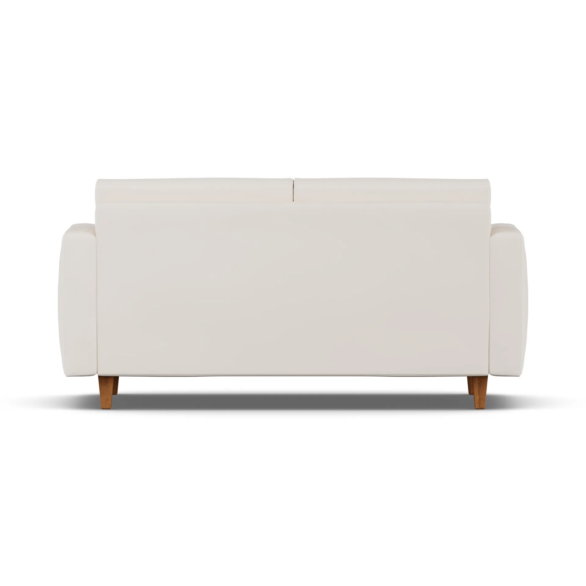 Sofa z funkcją spania Binga 2,5-osobowa, Caleido Beige 9600-ciemno bejcowany jesion 1898