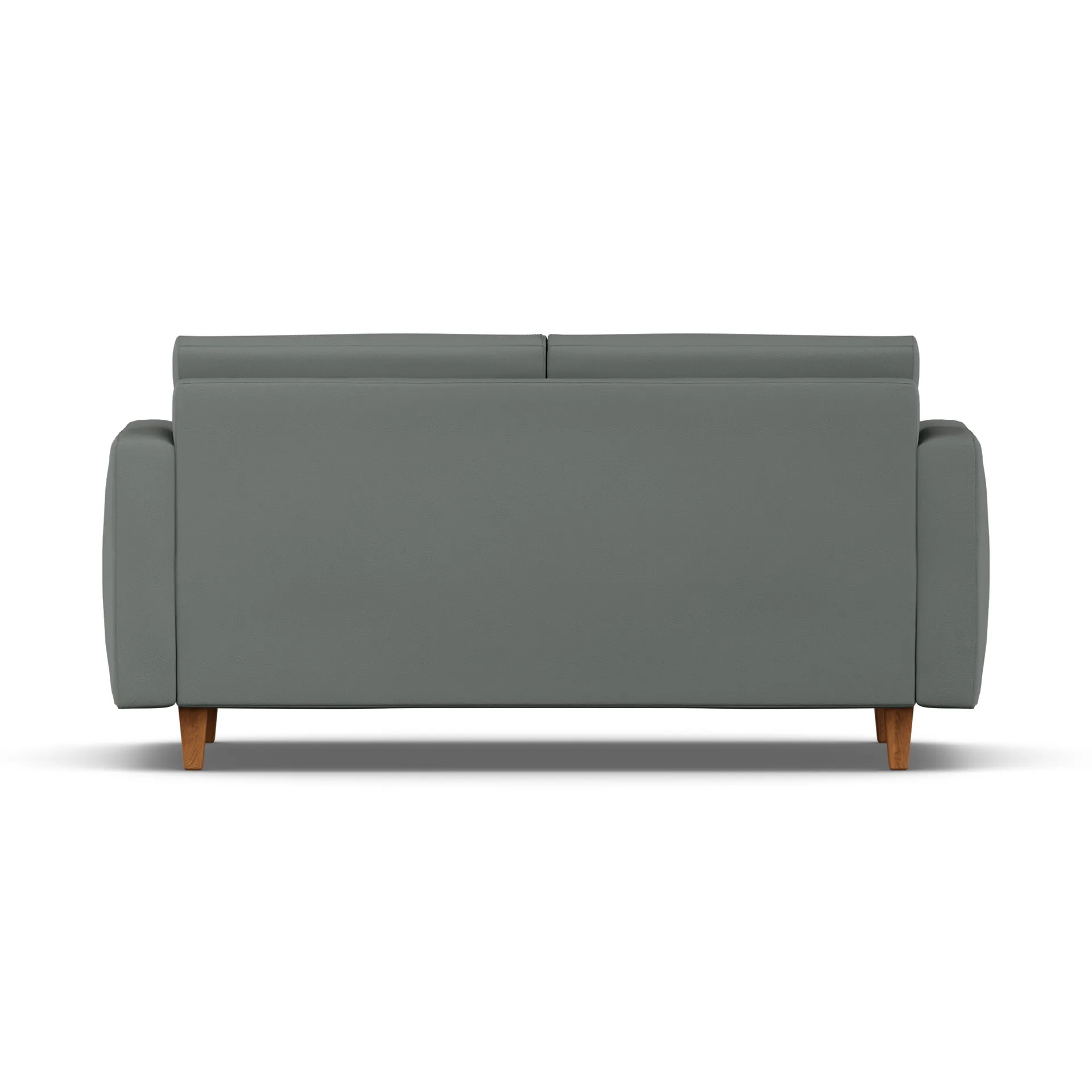 Sofa z funkcją spania Binga 2,5-osobowa, Caleido Grey 1240-ciemno bejcowany jesion 1898