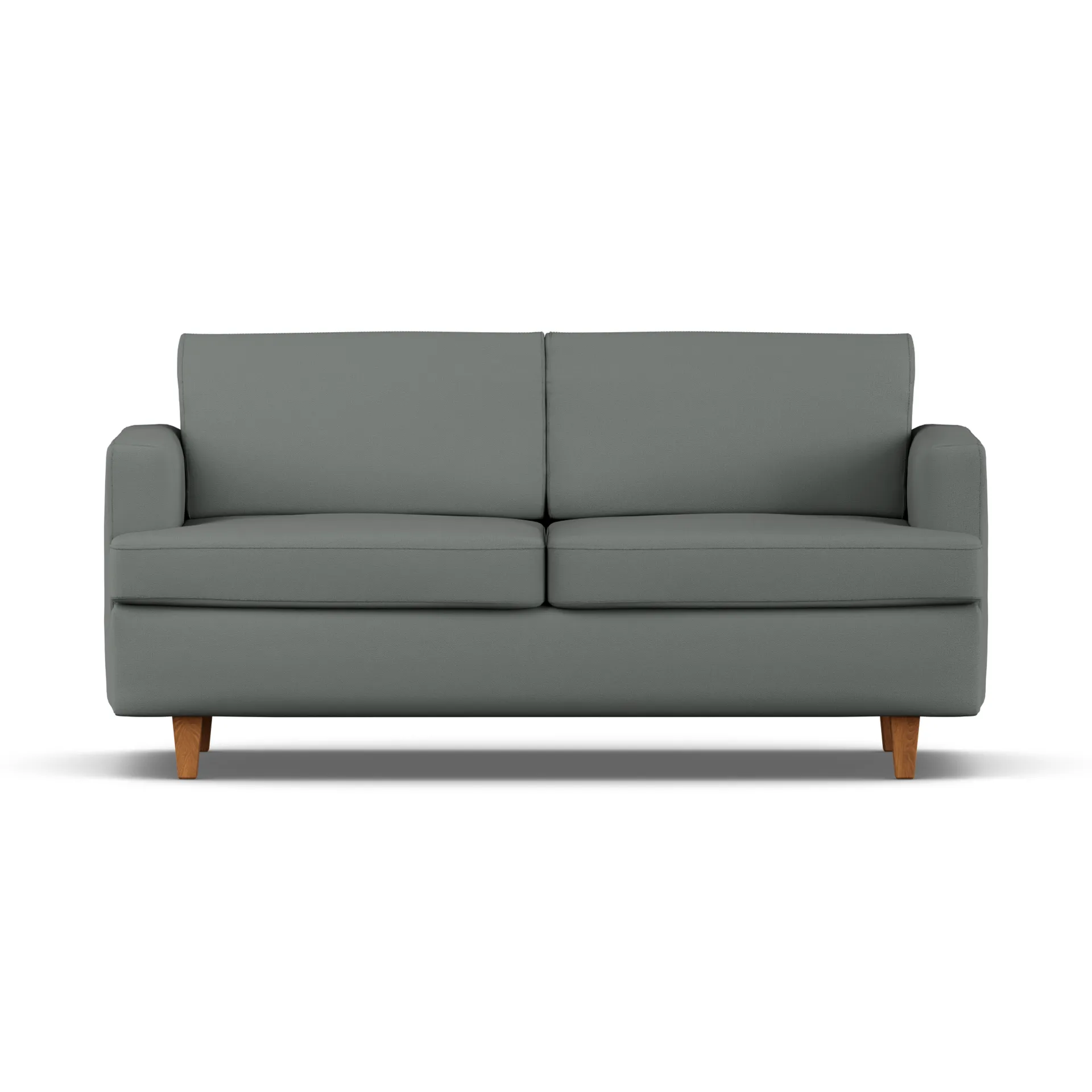 Sofa z funkcją spania Binga 2,5-osobowa, Caleido Grey 1240-jesion bejcowany na kolor dębu 1898