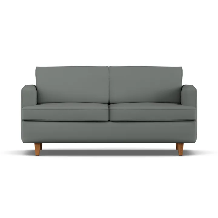 Sofa z funkcją spania Binga 2,5-osobowa - Caleido Grey 1240-jesion bejcowany na kolor dębu - 1898