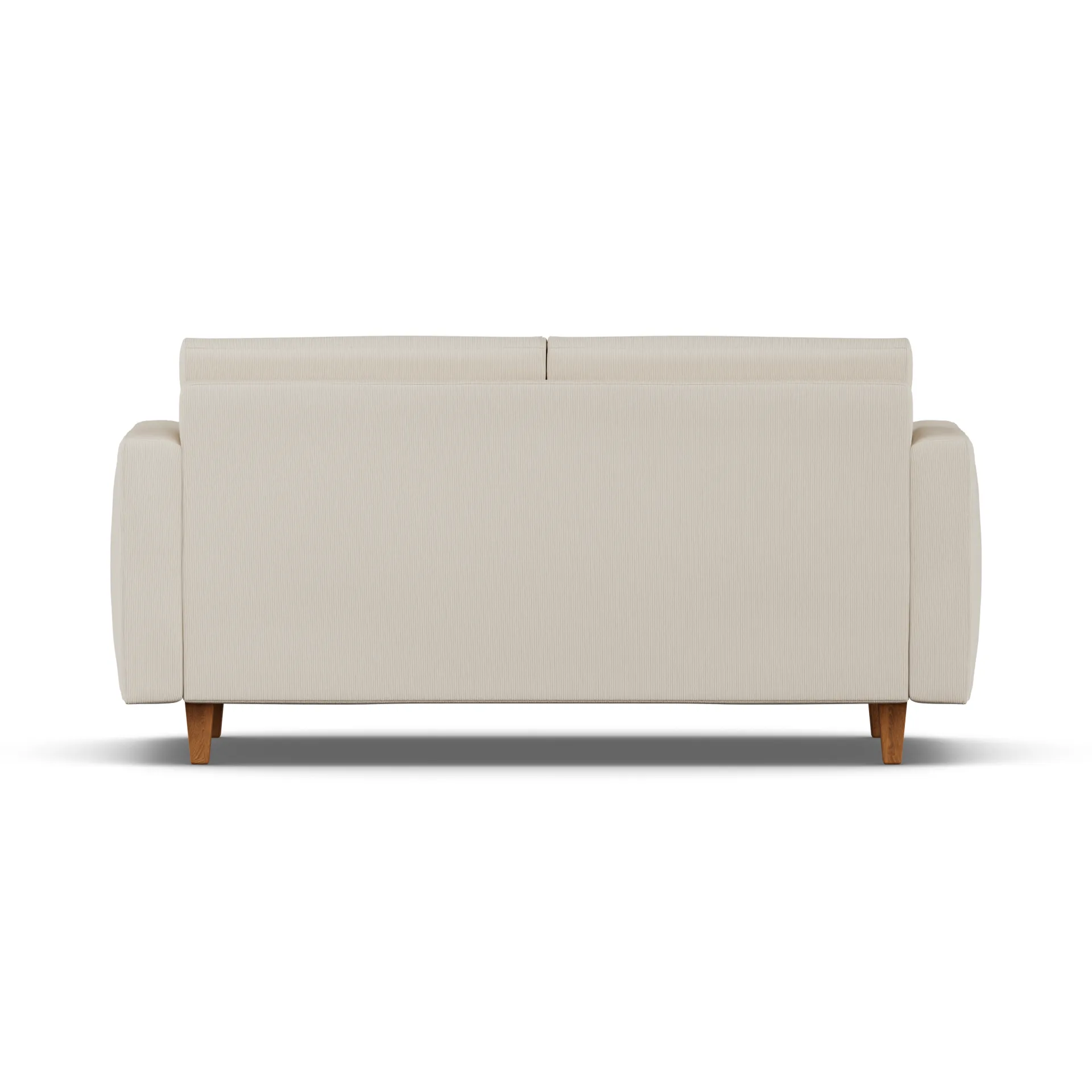 Sofa z funkcją spania Binga 2,5-osobowa, Jump Beige 1956-ciemno bejcowany jesion 1898