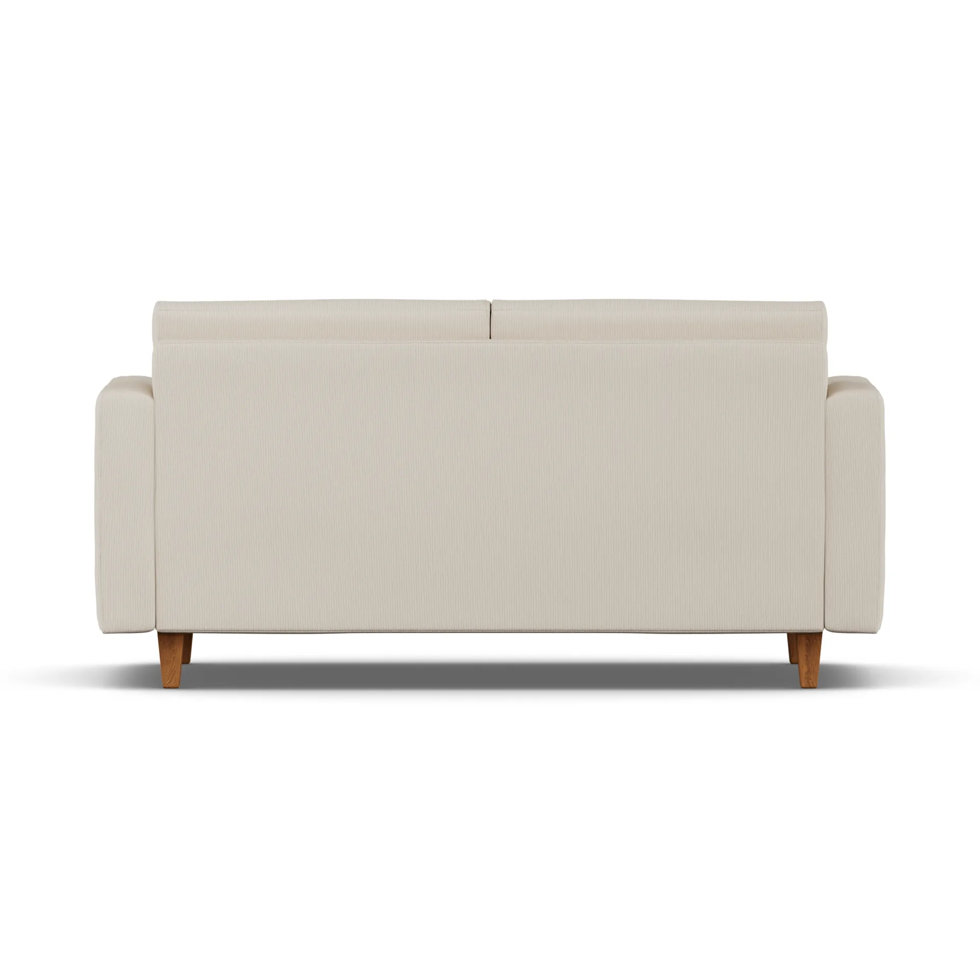 Sofa z funkcją spania Binga 2,5-osobowa, Jump Beige 1956-jesion bejcowany na kolor dębu 1898