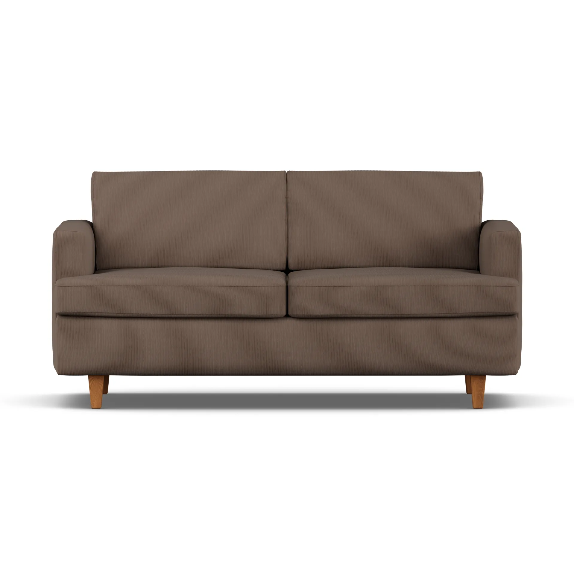 Sofa z funkcją spania Binga 2,5-osobowa, Jump Brown 1955-jesion bejcowany na kolor dębu 1898