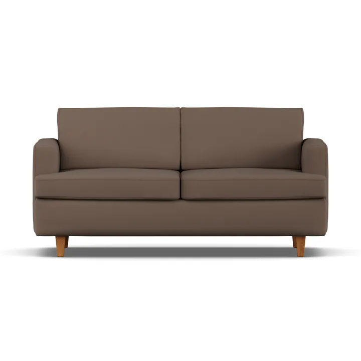 Sofa z funkcją spania Binga 2,5-osobowa - Jump Brown 1955-jesion bejcowany na kolor dębu - 1898