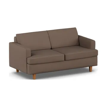 Sofa z funkcją spania Binga 2,5-osobowa - Jump Brown 1955-jesion bejcowany na kolor dębu - 1898