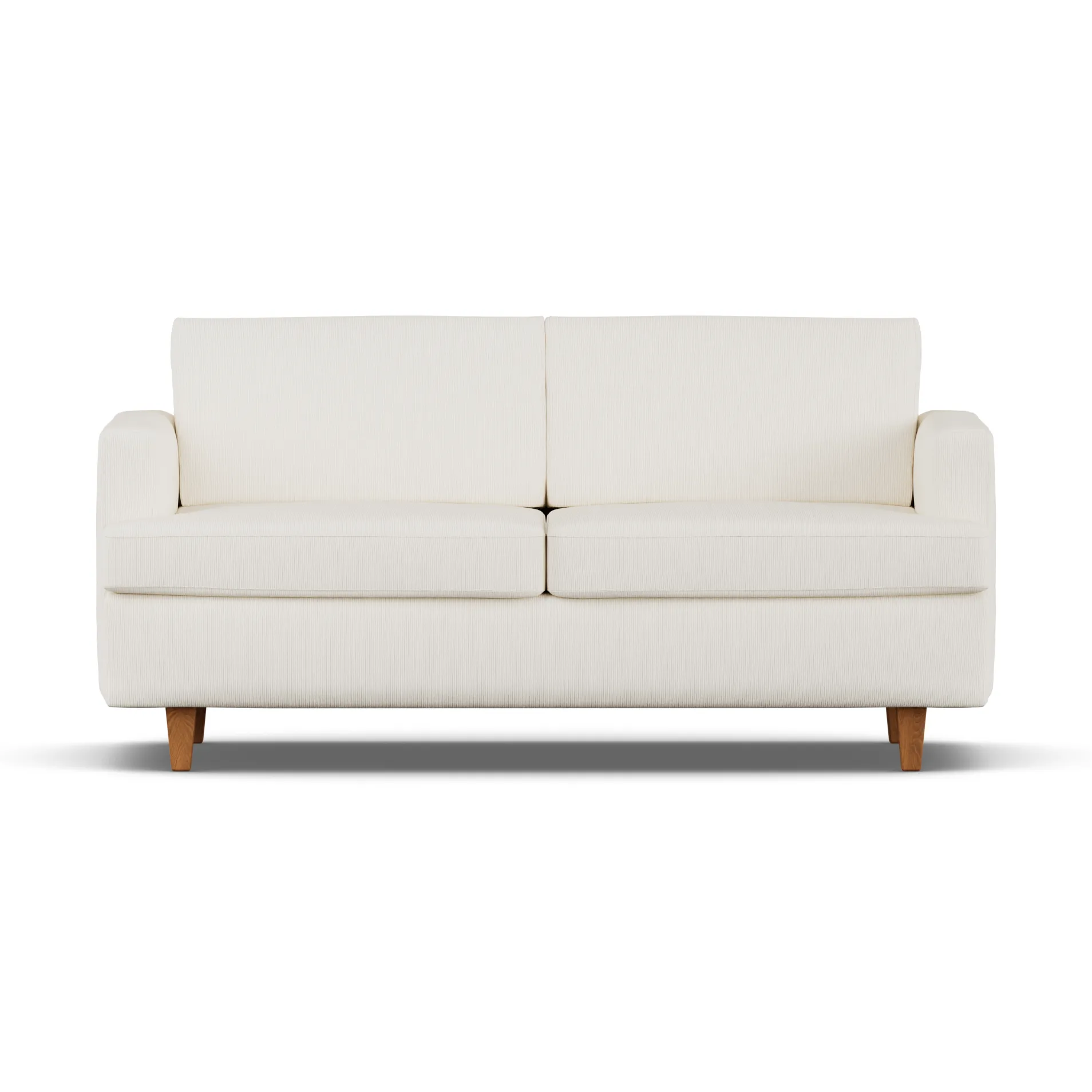 Sofa z funkcją spania Binga 2,5-osobowa, Jump Off White 1954-jesion bejcowany na kolor dębu 1898