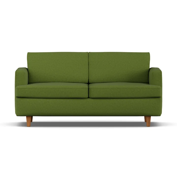 Sofa z funkcją spania Binga 2,5-osobowa - Luiza Green 3975-jesion bejcowany na kolor dębu - 1898