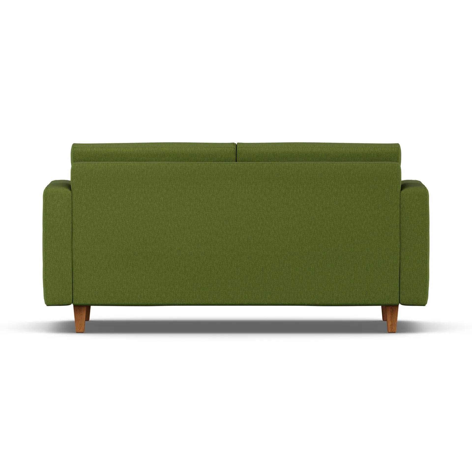 Sofa z funkcją spania Binga 2,5-osobowa, Luiza Green 3975-jesion bejcowany na kolor dębu 1898