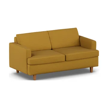 Sofa z funkcją spania Binga 2,5-osobowa - Luiza Mustard 3972-jesion bejcowany na kolor dębu - 1898