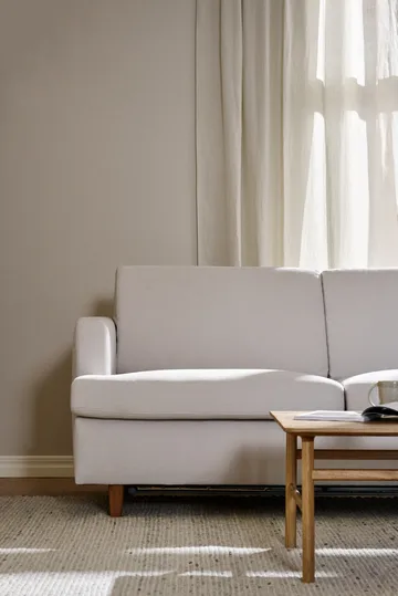 Sofa z funkcją spania Binga 2,5-osobowa - Oslo Nature 1540-ciemno bejcowany jesion - 1898