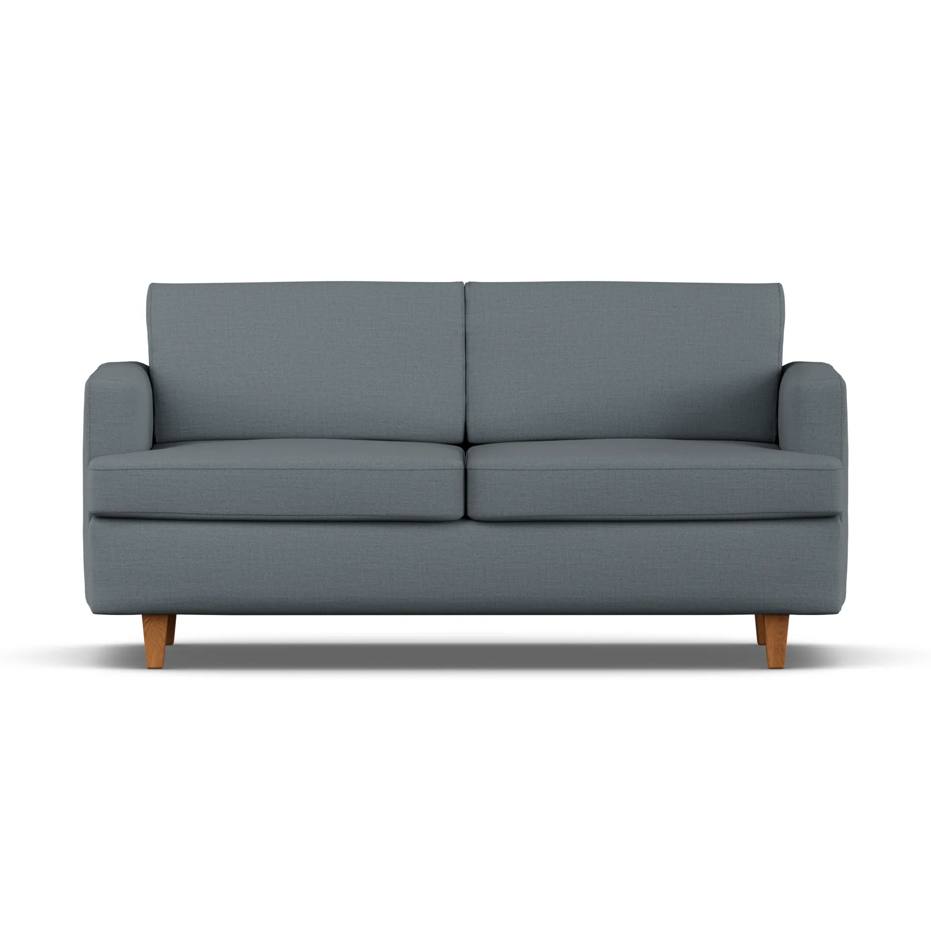 Sofa z funkcją spania Binga 2,5-osobowa, Same Blue 6678-jesion bejcowany na kolor dębu 1898