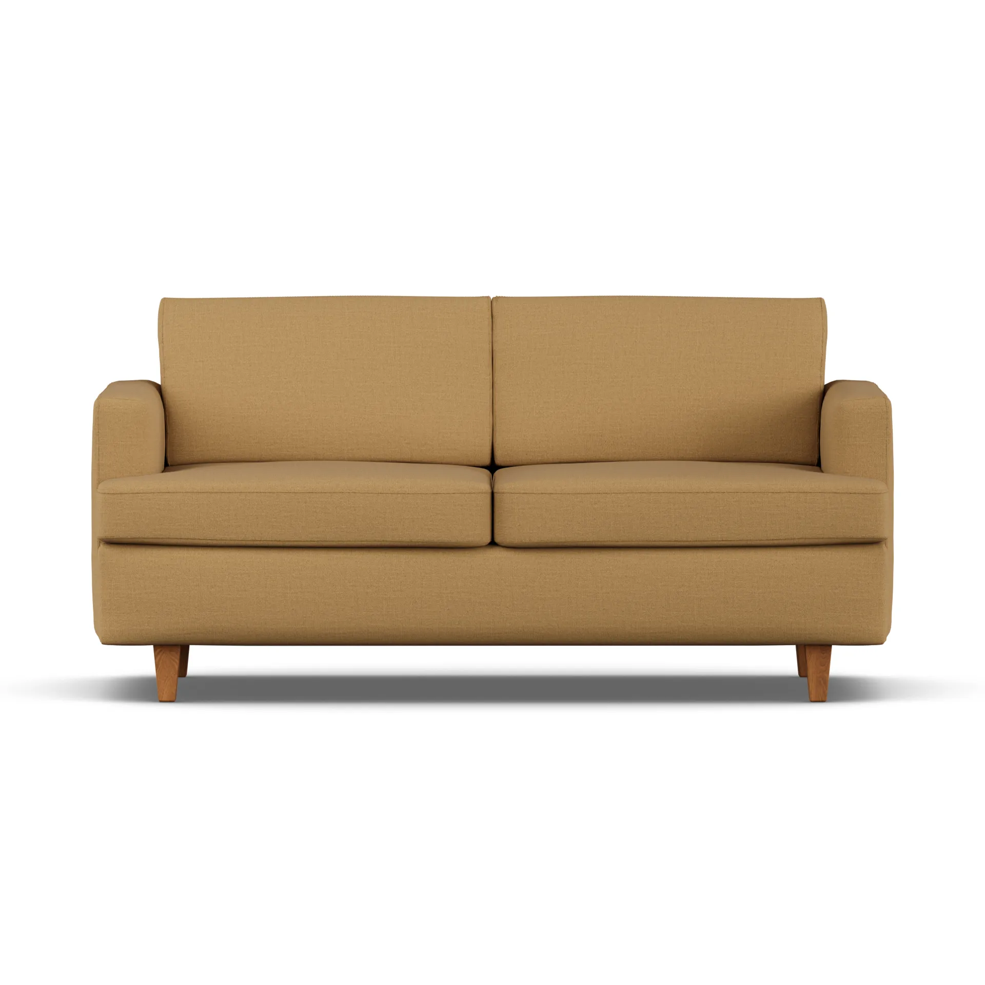 Sofa z funkcją spania Binga 2,5-osobowa, Same Ochre 6676-jesion bejcowany na kolor dębu 1898