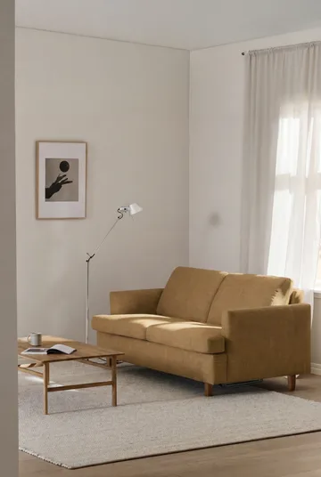 Sofa z funkcją spania Binga 2,5-osobowa - Same Ochre 6676-jesion bejcowany na kolor dębu - 1898