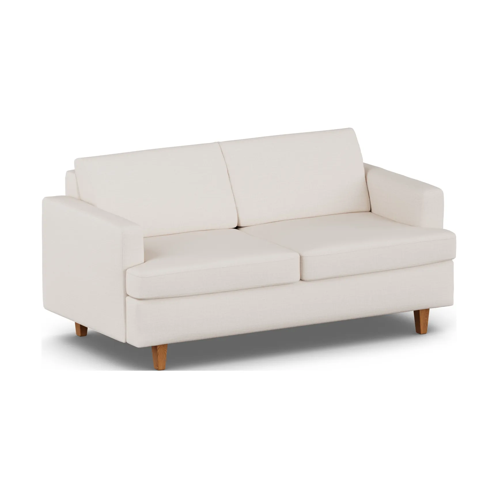 Sofa z funkcją spania Binga 2,5-osobowa, Same Off White 6671-ciemno bejcowany jesion 1898