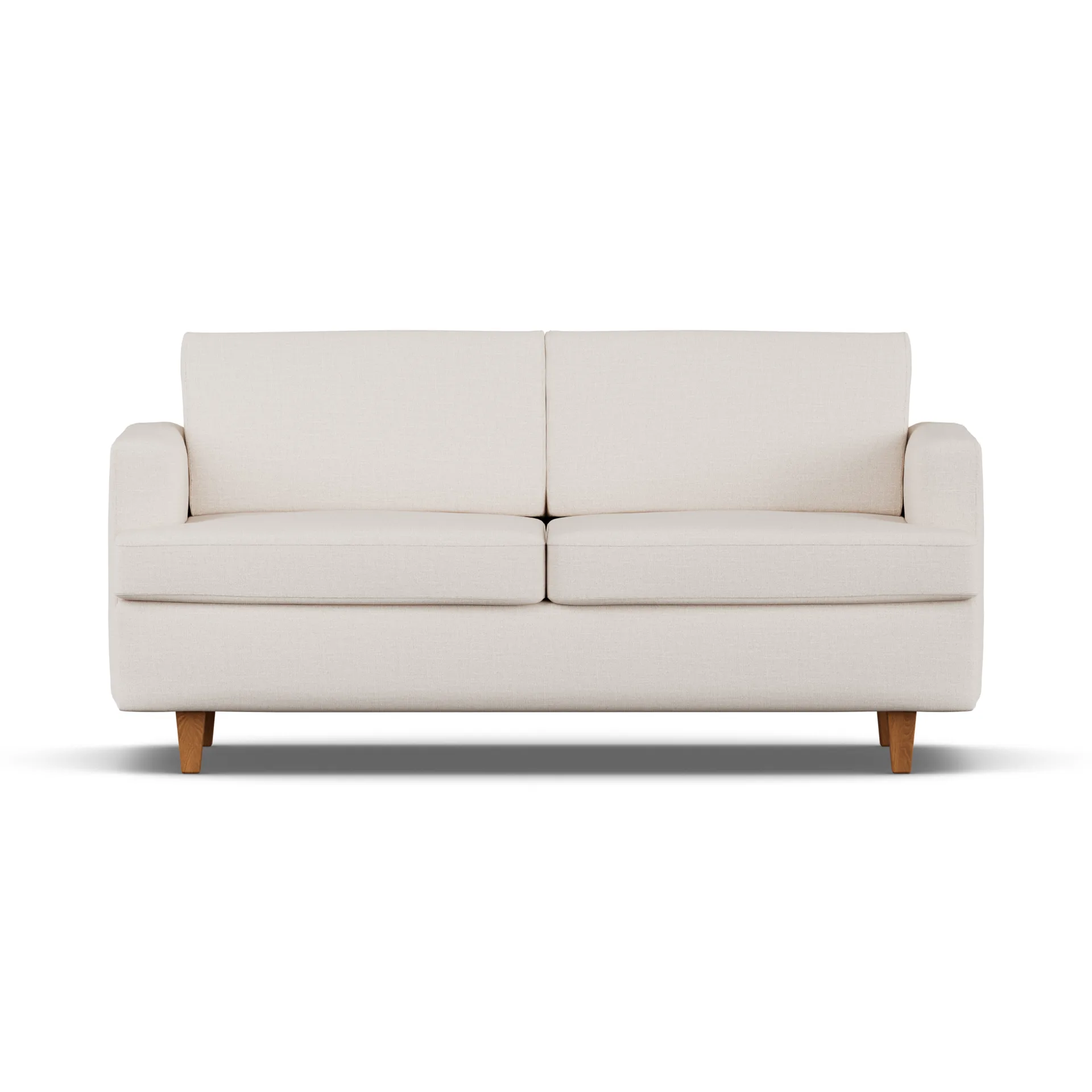 Sofa z funkcją spania Binga 2,5-osobowa, Same Off White 6671-jesion bejcowany na kolor dębu 1898