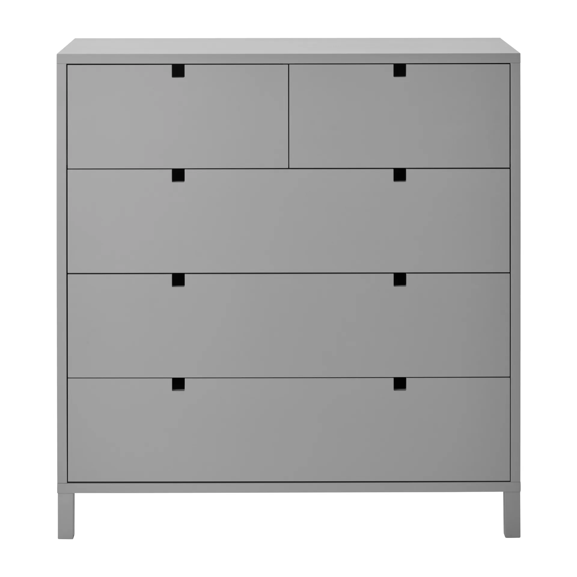 Square komoda 2+3 szuflady, szary 1898