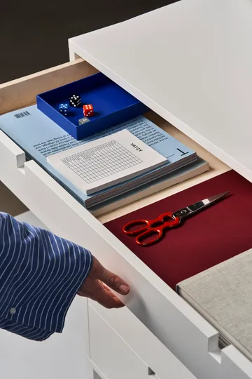 Square komoda z 5 szufladami - Biały - 1898