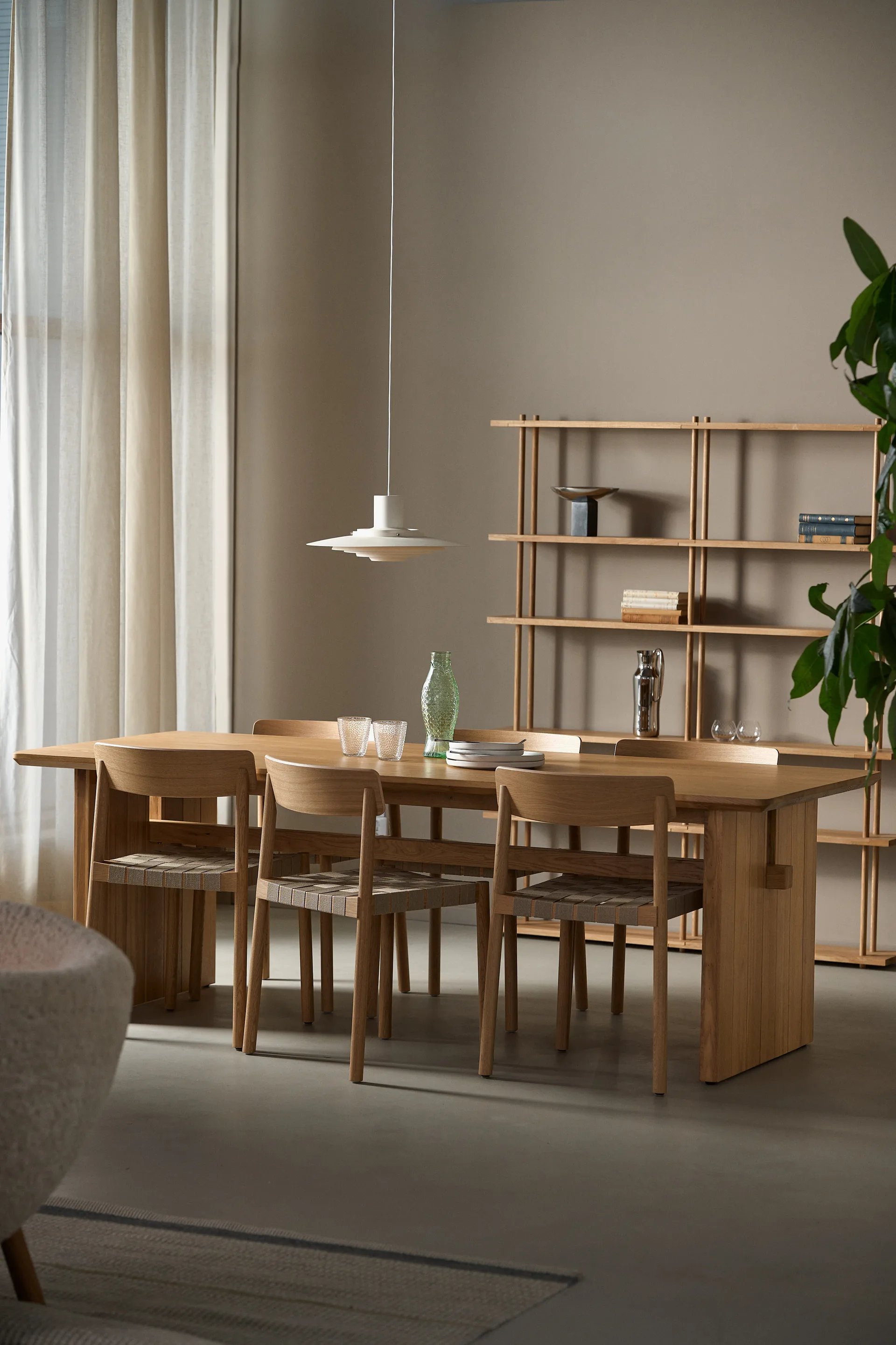 Stół do jadalni Berghem 90x220 cm, Laqurered oak 1898