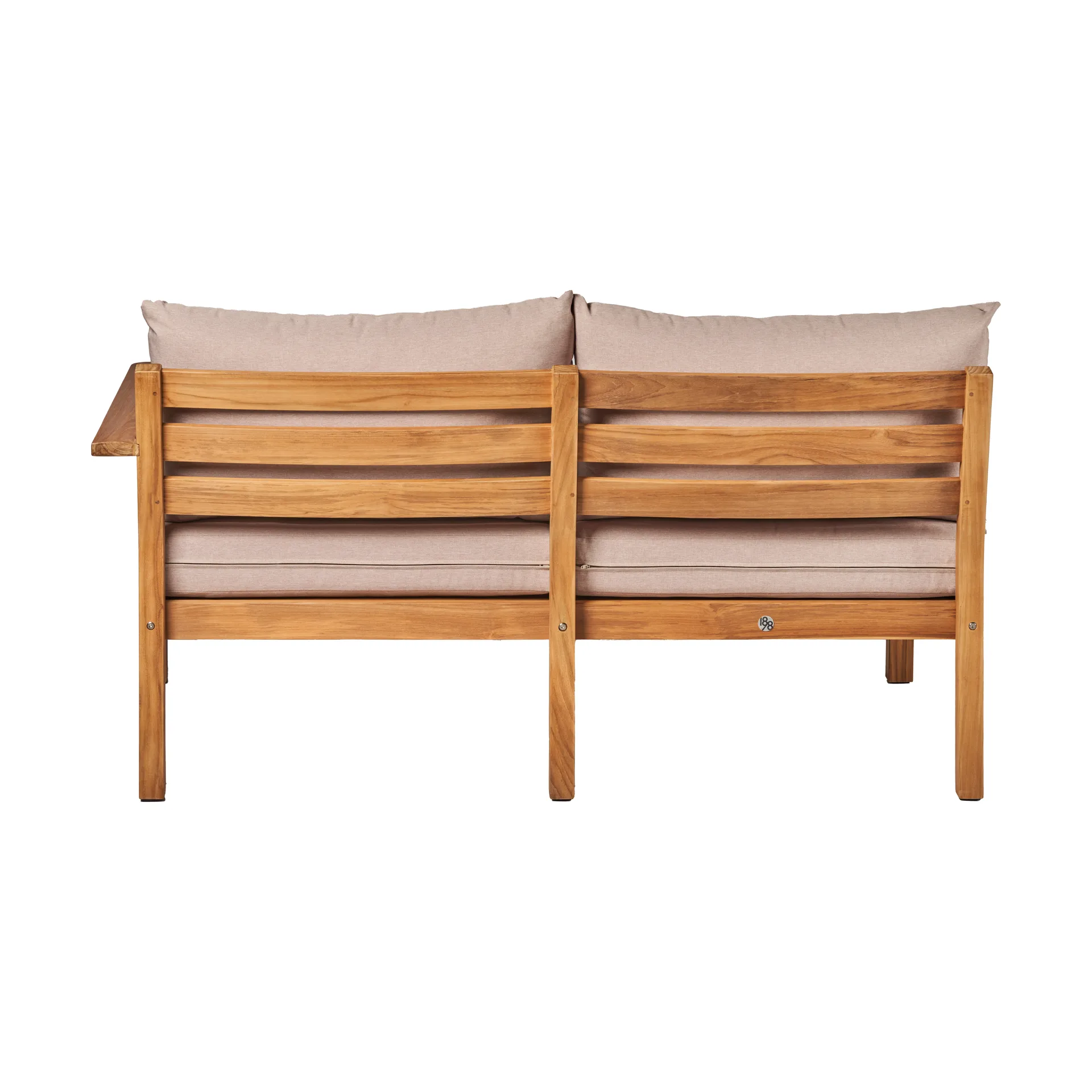 Stockaryd 2-osobowy moduł sofy, lewostronny - teak/beige,  1898