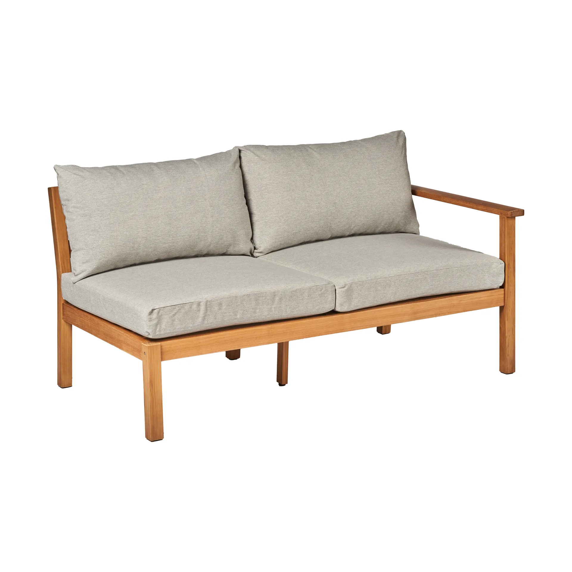 Stockaryd 2-osobowy moduł sofy, lewostronny - teak/light grey,  1898