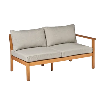 Stockaryd 2-osobowy moduł sofy, lewostronny - teak/light grey - 1898