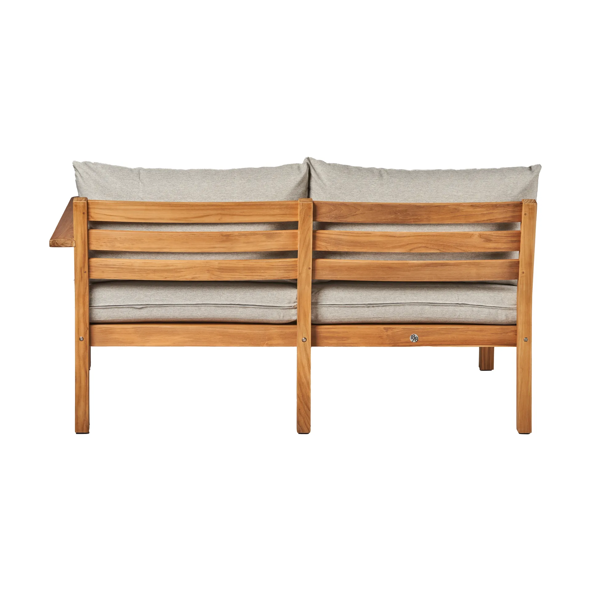 Stockaryd 2-osobowy moduł sofy, lewostronny - teak/light grey,  1898