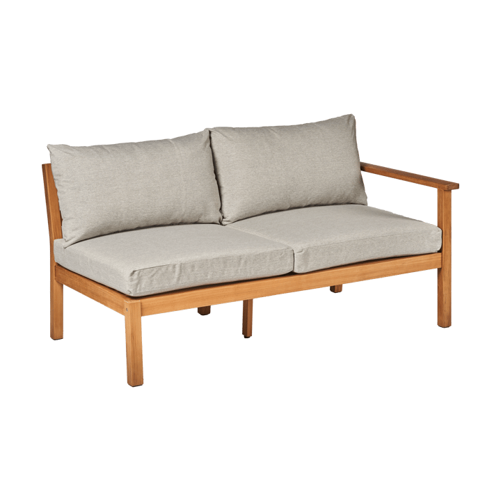 Stockaryd 2-osobowy moduł sofy, lewostronny - teak/light grey - undefined - 1898