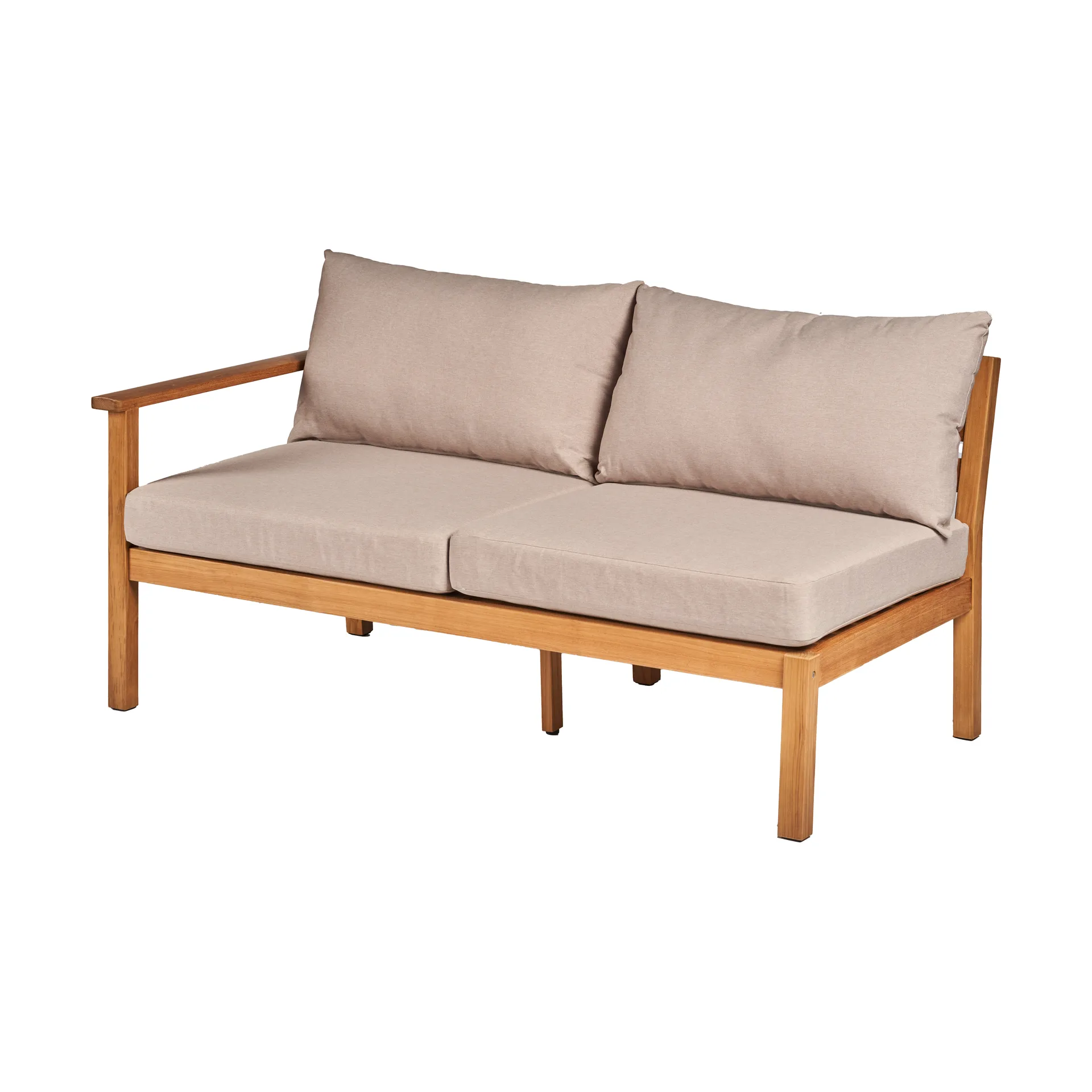 Stockaryd 2-osobowy moduł sofy, prawostronny - teak/beige,  1898