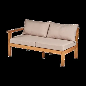 Stockaryd 2-osobowy moduł sofy, prawostronny - teak/beige - 1898
