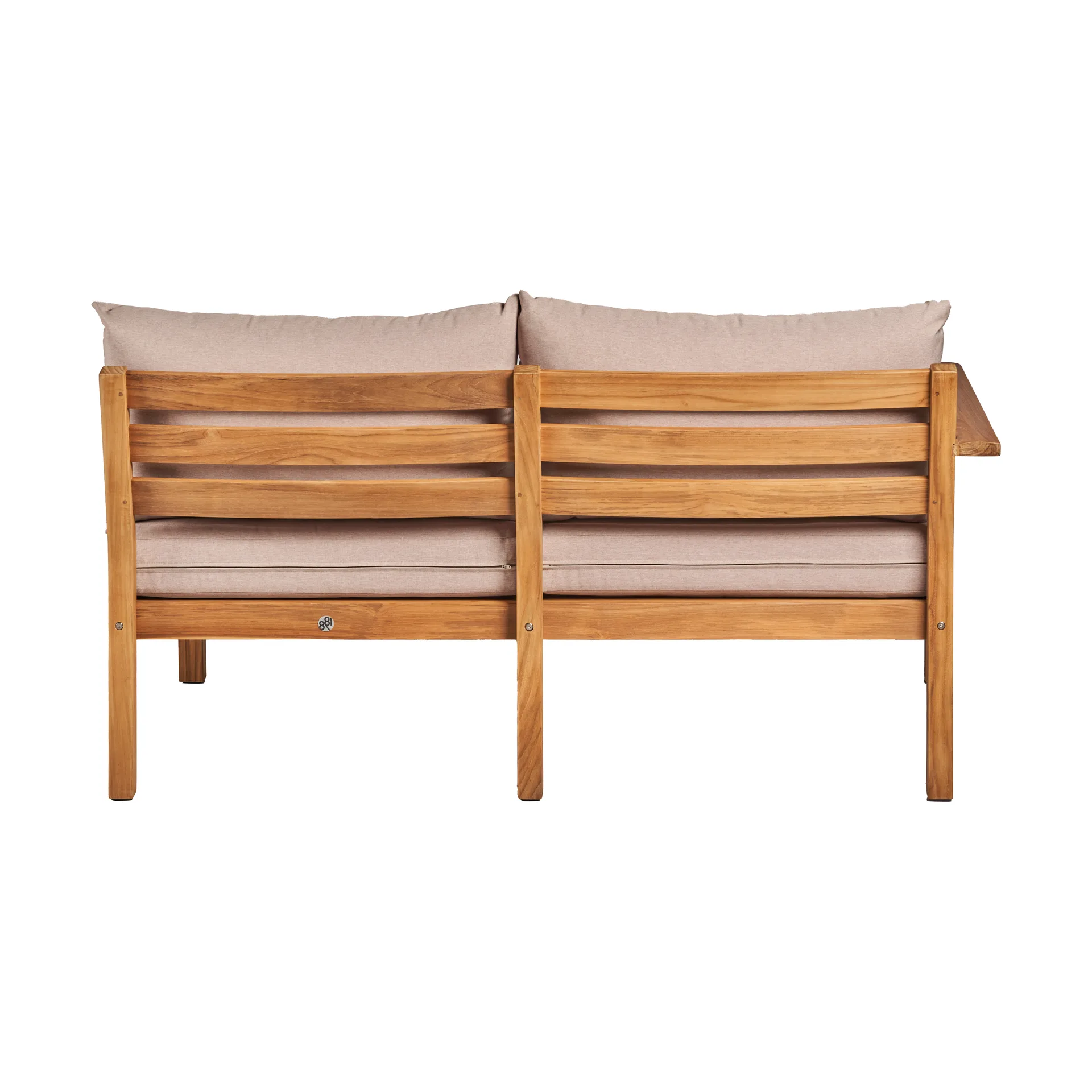 Stockaryd 2-osobowy moduł sofy, prawostronny - teak/beige 1898