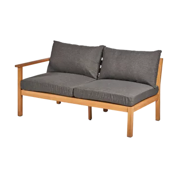 Stockaryd 2-osobowy moduł sofy, prawostronny - teak/dark grey - 1898
