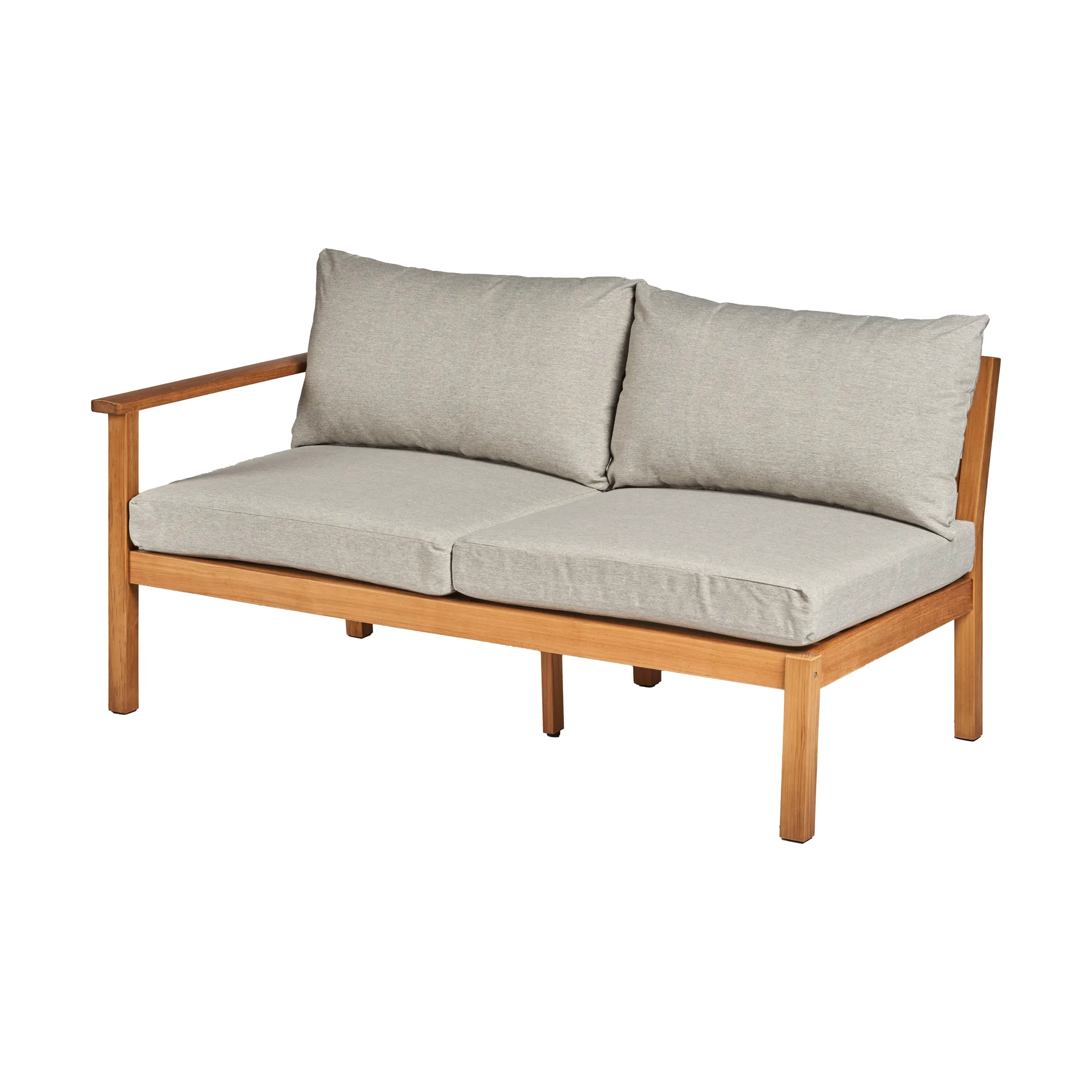 Stockaryd 2-osobowy moduł sofy, prawostronny - teak/light grey,  1898