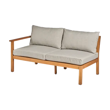 Stockaryd 2-osobowy moduł sofy, prawostronny - teak/light grey - 1898