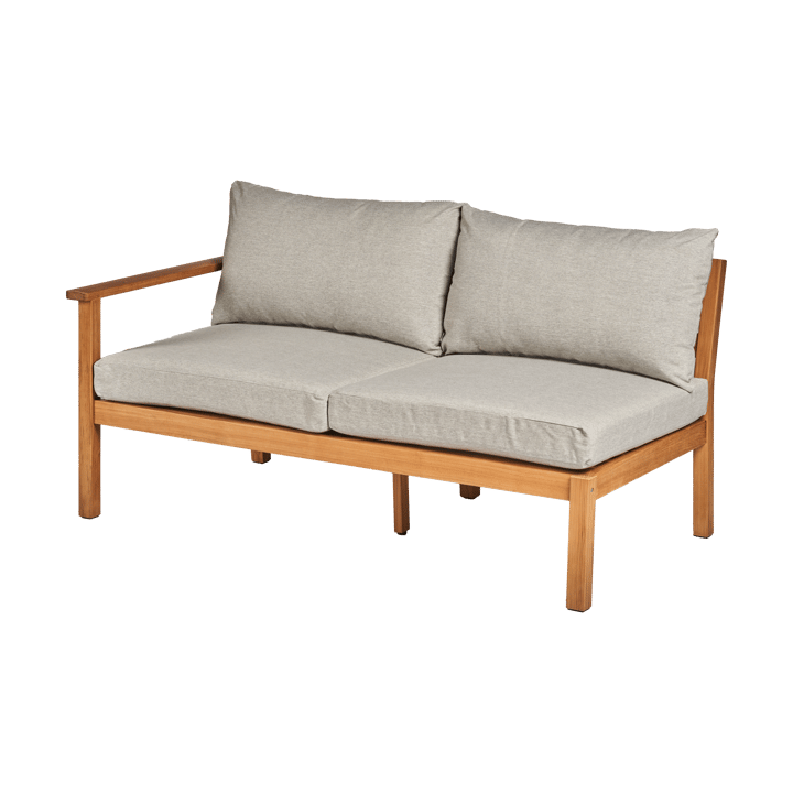 Stockaryd 2-osobowy moduł sofy, prawostronny - teak/light grey - undefined - 1898