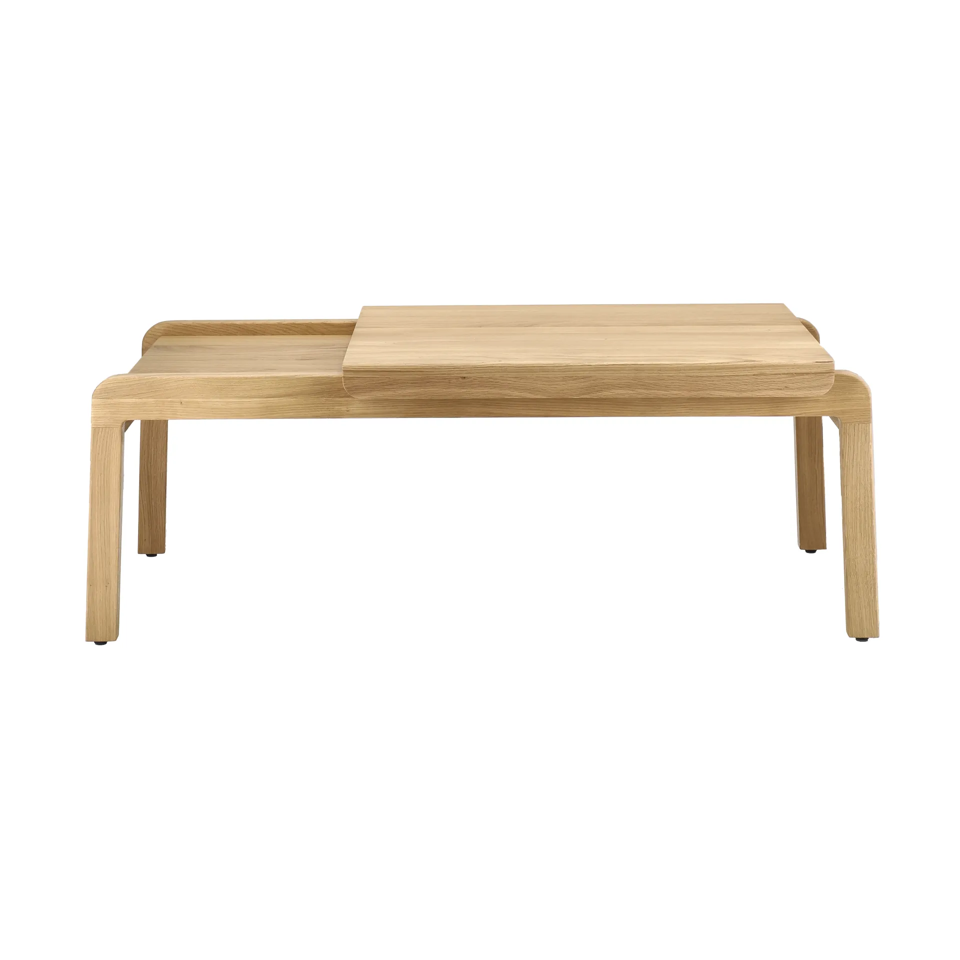 Stolik kawowy Knutskog 115x52x41 cm, Naturalnie lakierowany dąb 1898