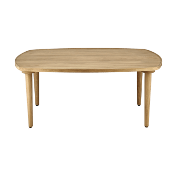 Stolik kawowy Nyhem 89x59x37 cm - Naturalnie lakierowany dąb - 1898