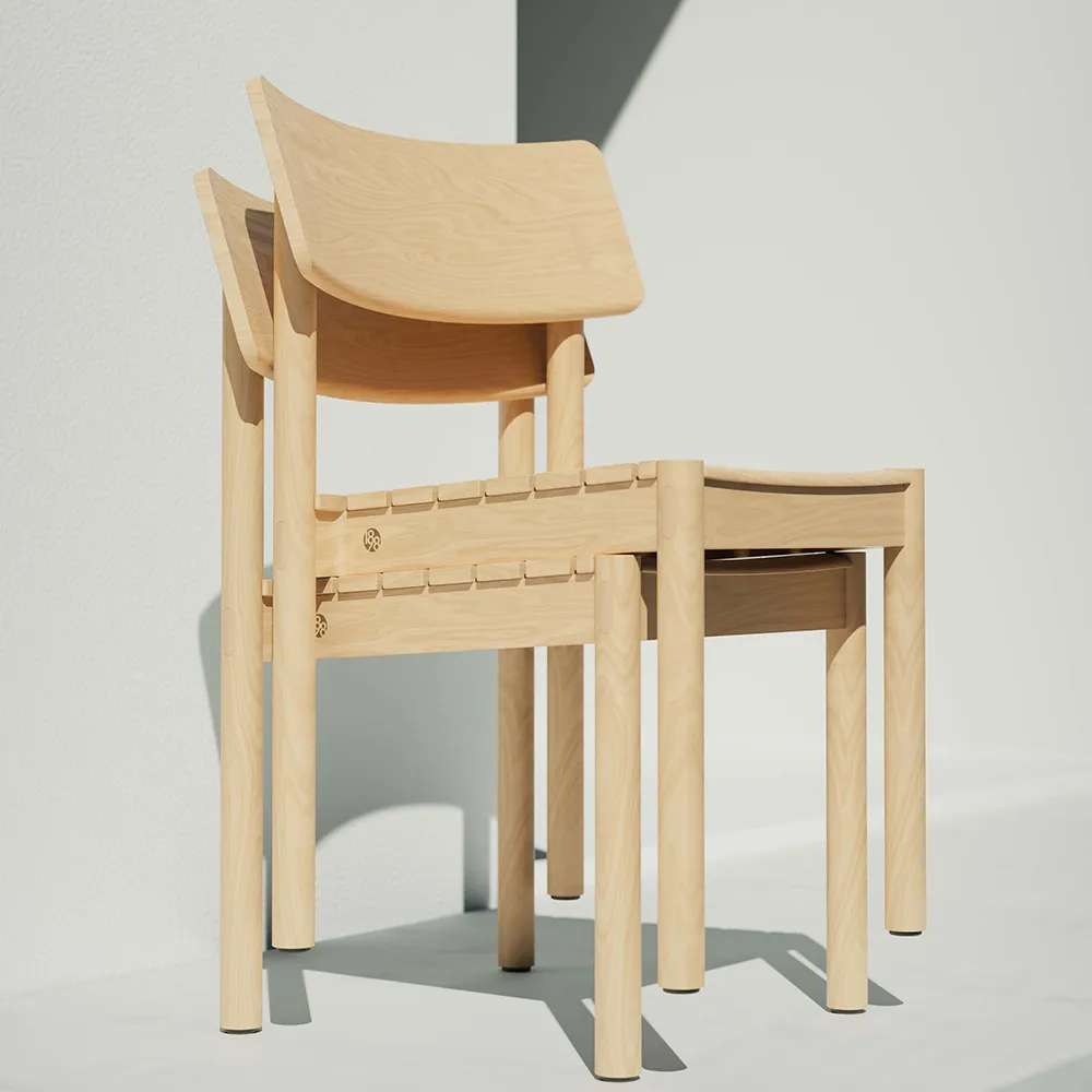 Strå krzesło, Teak 1898