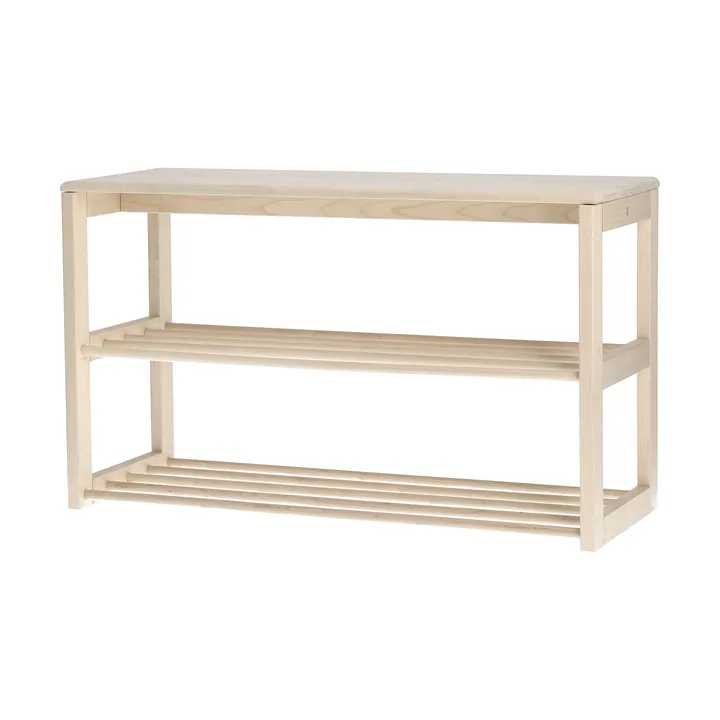 Szafka na buty z siedziskiem Bäckebo - Brzoza, 80×48×30 cm - 1898