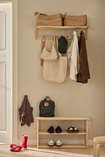 Szafka na buty z siedziskiem Bäckebo - Brzoza, 80×48×30 cm - 1898