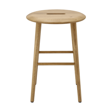 Taboret Norrabo 45 cm - Naturalnie lakierowany dąb - 1898