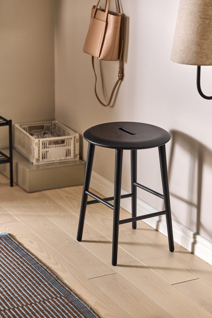 Taboret Norrabo 53 cm, Dąb lakierowany na czarno 1898