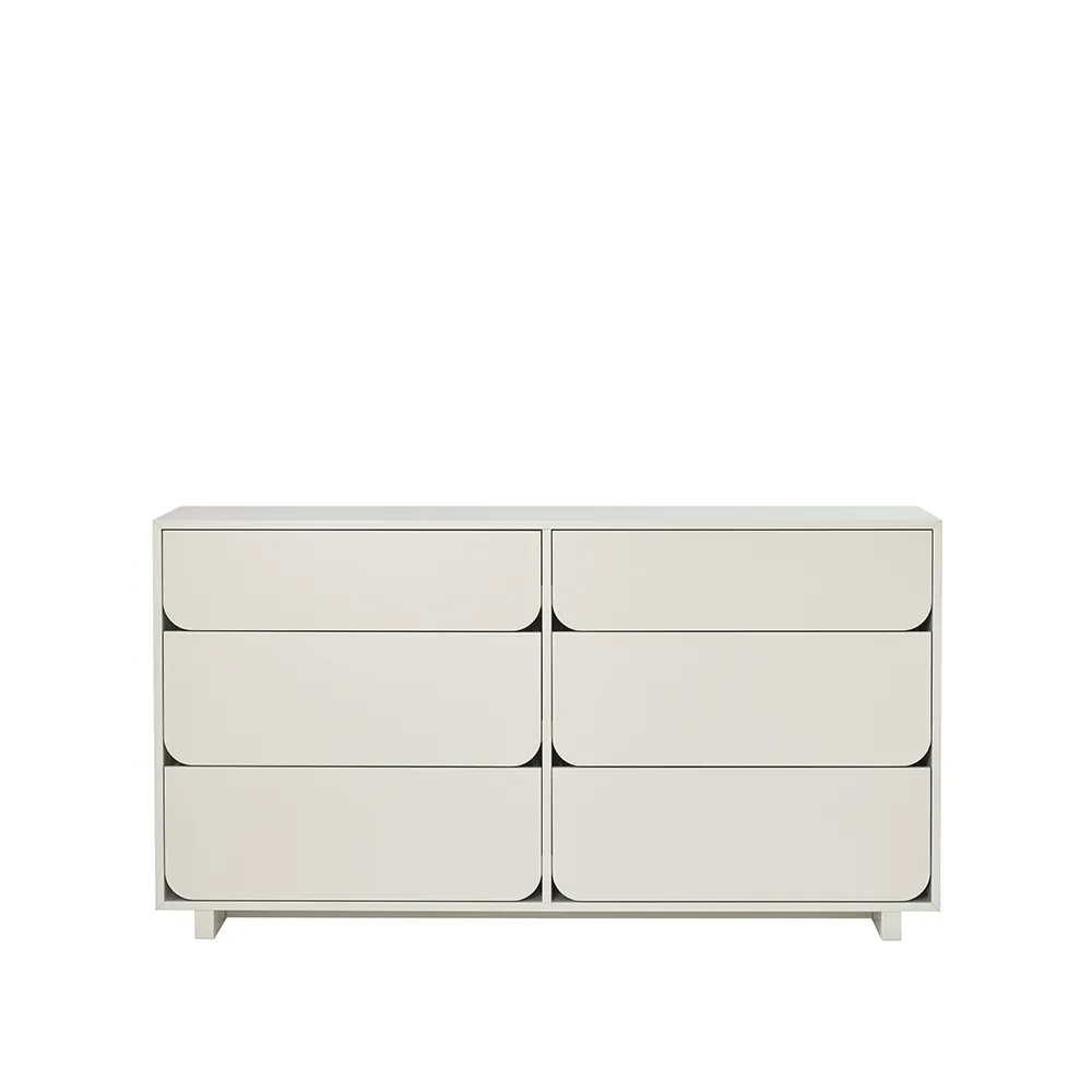 Vidja Podwójna komoda, sand, 6 szuflady 1898