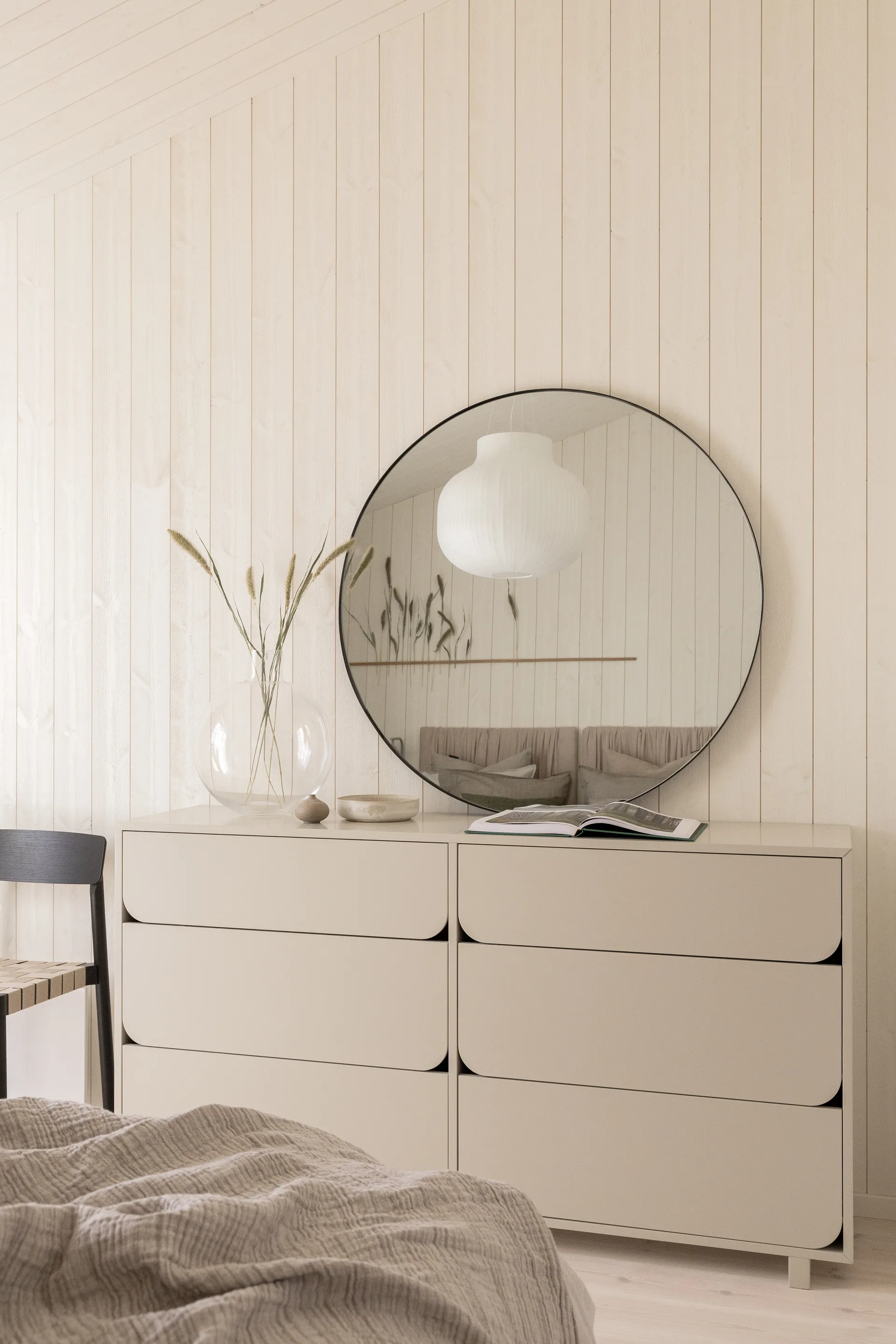 Vidja Podwójna komoda, sand, 6 szuflady 1898