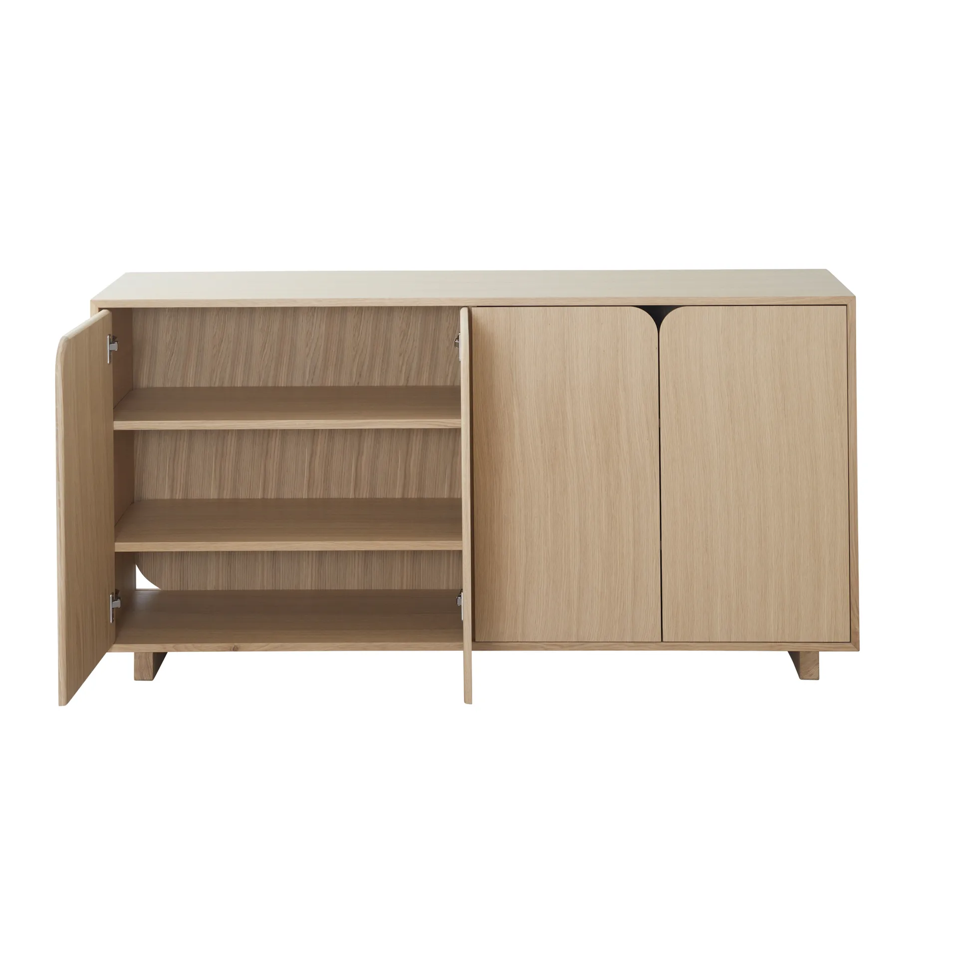 Vidja stolik boczny, Dąb pigmentowany na biało 1898