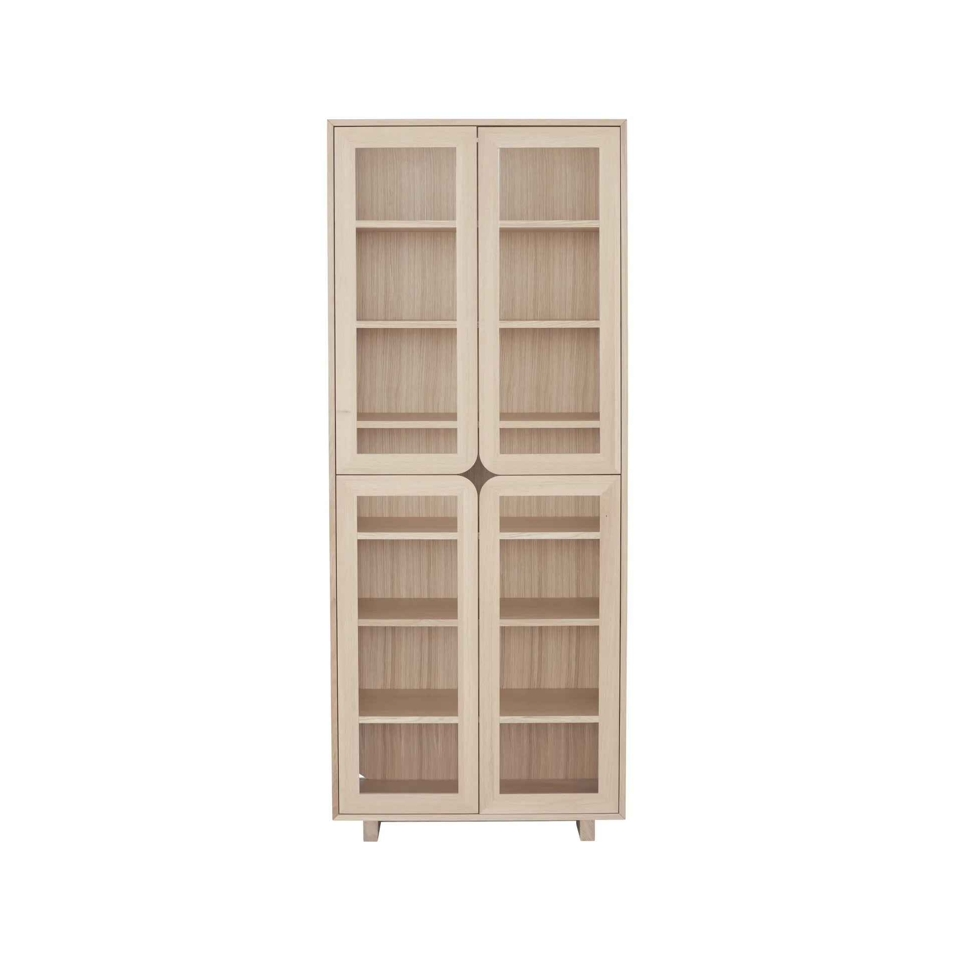 Vidja wysoka gablota, Dąb pigmentowany na biało 1898