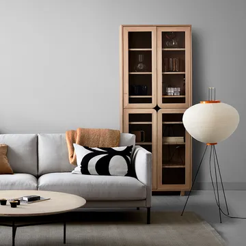 Vidja wysoka gablota - Dąb pigmentowany na biało - 1898